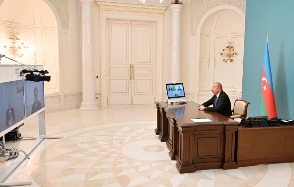 Präsident Ilham Aliyev empfängt israelischen Minister für Landwirtschaft und ländliche Entwicklung im Videoformat  AKTUALISIERT VIDEO