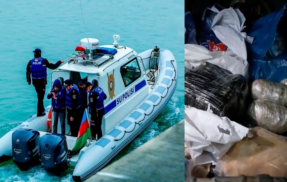 Su polisi uğurlu narkotik əməliyyatı icra edib  VİDEO