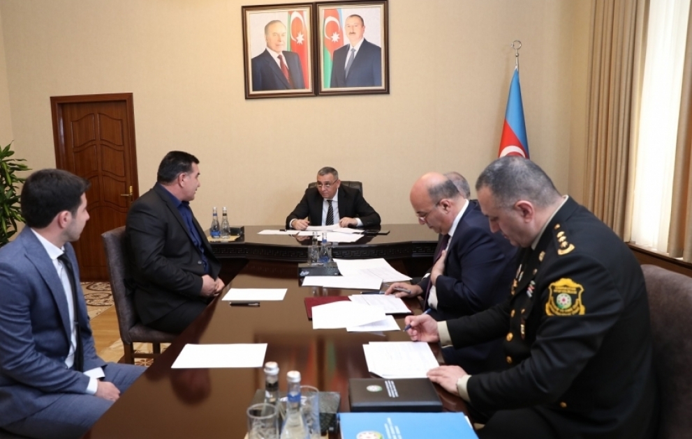 Səfərbərlik və Hərbi Xidmətə Çağırış üzrə Dövlət Xidmətinin rəisi Naxçıvanda vətəndaşlarla görüşüb VİDEO