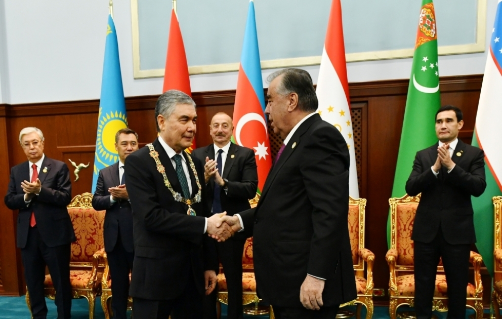 Douchanbé : le président Ilham Aliyev participe à la cérémonie de remise de prix de Gourbangouly Berdymoukhamedov VIDEO
