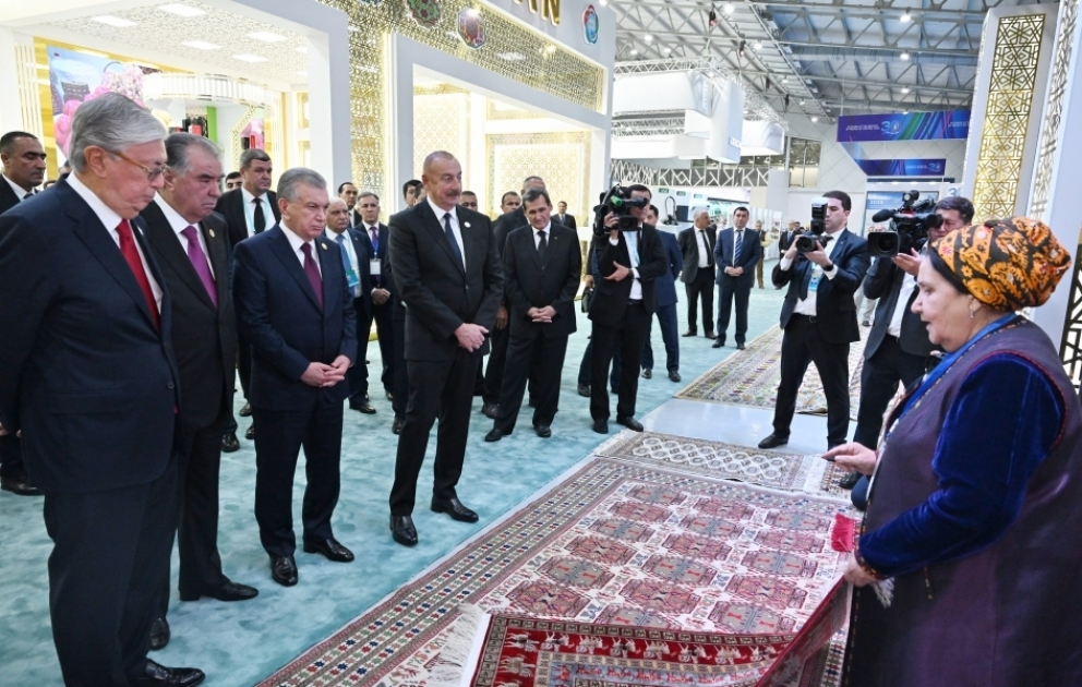 Les chefs d'Etat participant à la 5e réunion consultative visitent l'EXPO Central Asia 2023 VIDEO