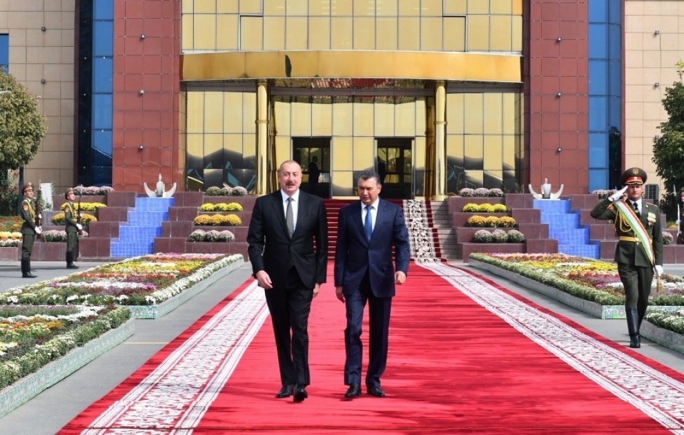 Azərbaycan Prezidenti İlham Əliyevin Tacikistana səfəri başa çatıb VİDEO