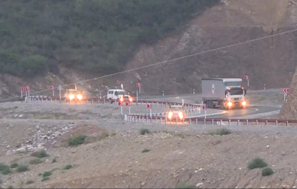 Passage of ICRC’s two cars and one truck ensured from Lachin to Khankendi VIDEO