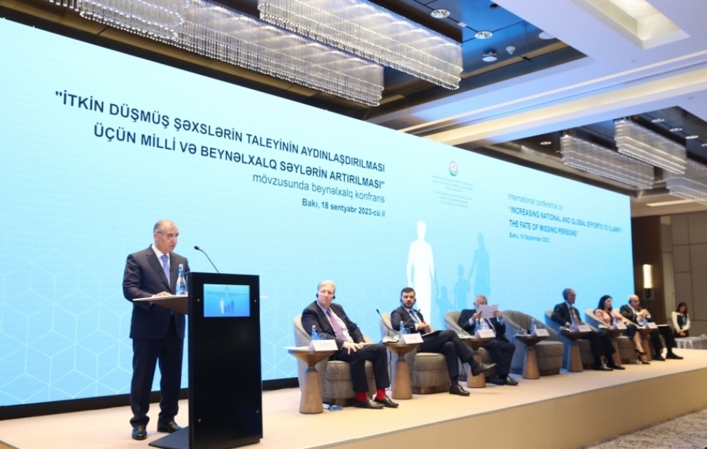 Bakıda itkin düşmüş şəxslərin taleyinə həsr olunmuş beynəlxalq konfrans keçirilir YENİLƏNİB VİDEO