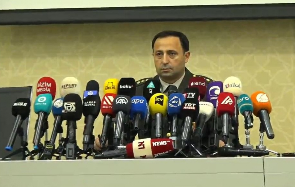 Müdafiə Nazirliyi Qarabağda keçirilən antiterror tədbirləri ilə əlaqədar növbəti brifinq keçirib  VİDEO