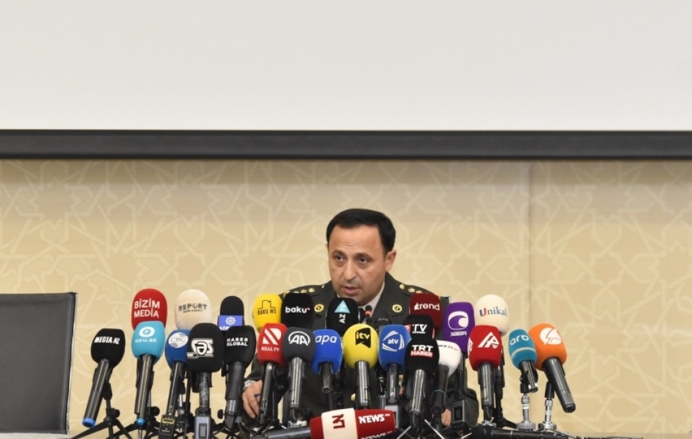 Müdafiə Nazirliyi Qarabağda həyata keçirilən antiterror tədbirləri ilə əlaqədar növbəti brifinq keçirib VİDEO