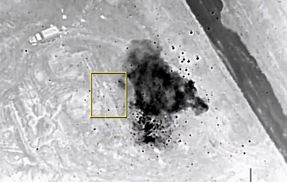 Ermənistan silahlı qüvvələri birləşmələrinə məxsus növbəti artilleriya qurğusu sərrast atəşlə məhv edilib VİDEO