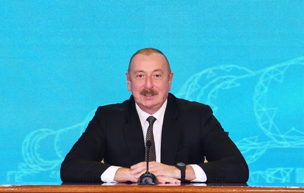 Prezident İlham Əliyev: İğdır-Naxçıvan qaz kəmərinin çəkilişi əlaqələrimizə yeni təkan verəcək VİDEO