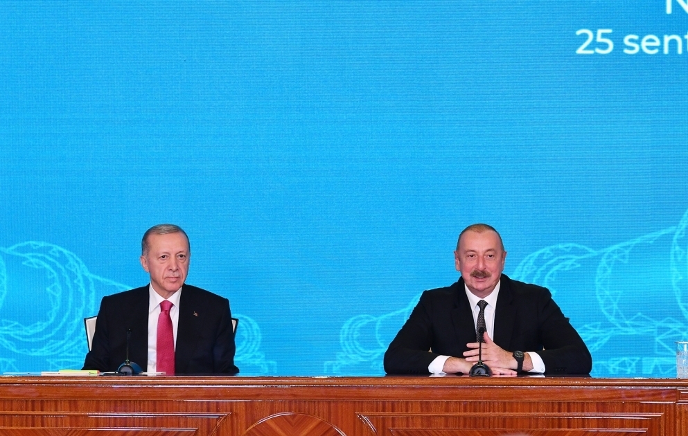 Prezident İlham Əliyev və Prezident Rəcəb Tayyib Ərdoğan mətbuata bəyanatlarla çıxış ediblər YENİLƏNİB-2 VİDEO