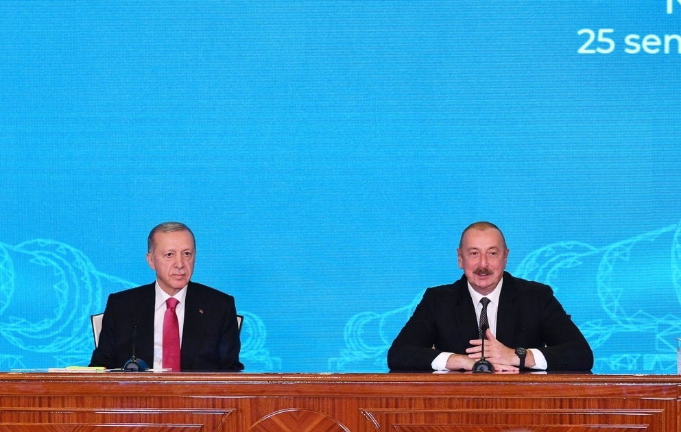 Les présidents azerbaïdjanais et turc font des déclarations à la presse VIDEO
