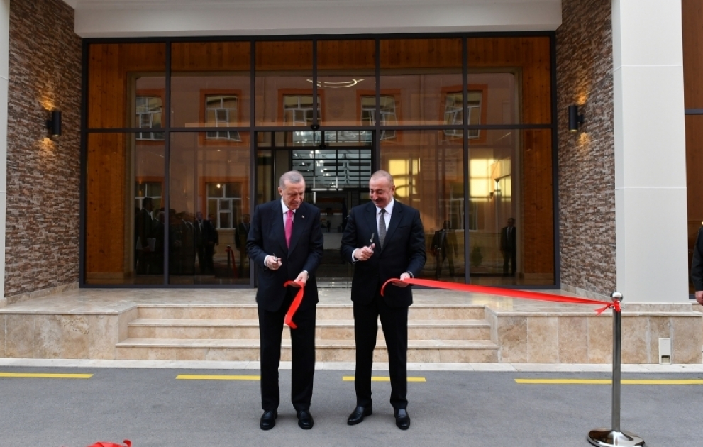 Turkish and Azerbaijani Presidents attended inauguration of Nakhchivan Military Repair and Production Complex VIDEO
