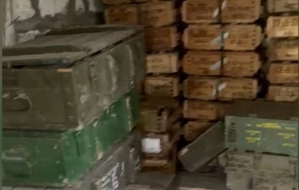 Ammunition storages found in civilian buildings in Karabakh region, Defense Ministry VIDEO