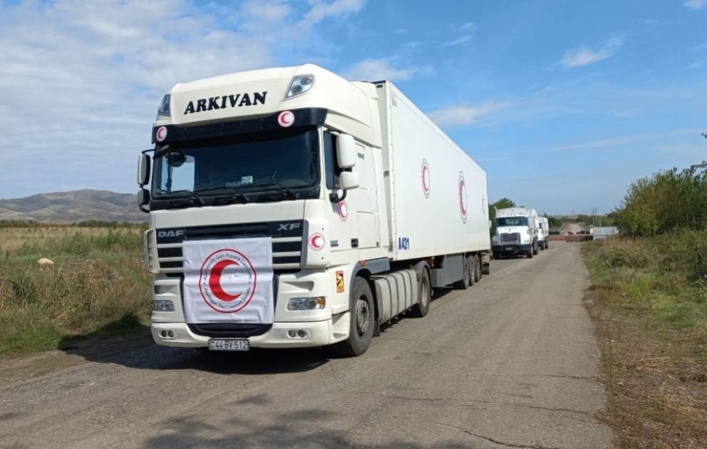 Un autre convoi d’aide humanitaire envoyé à Khankendi VIDEO