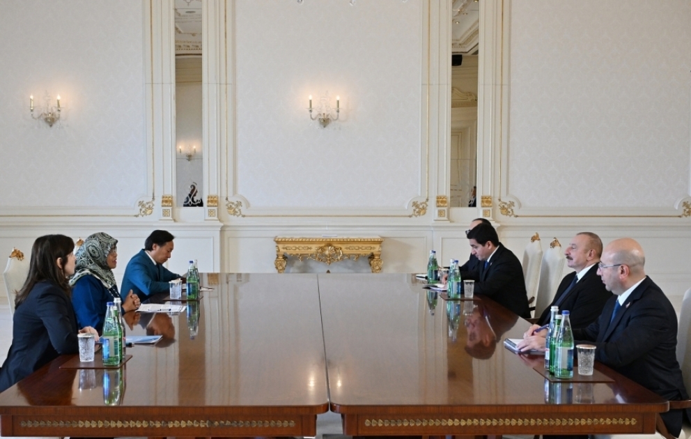 Le président Ilham Aliyev reçoit la directrice exécutive de l’ONU-Habitat MIS A JOUR VIDEO