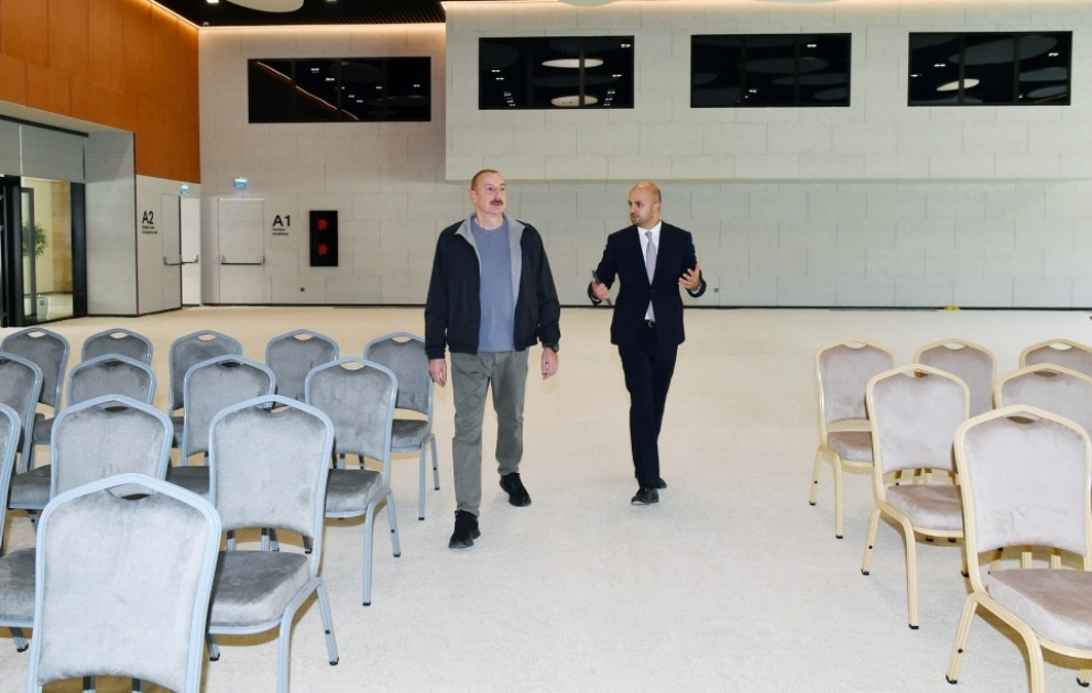 Zəngilan Konqres Mərkəzi Kompleksinin açılışı olub YENİLƏNİB VİDEO