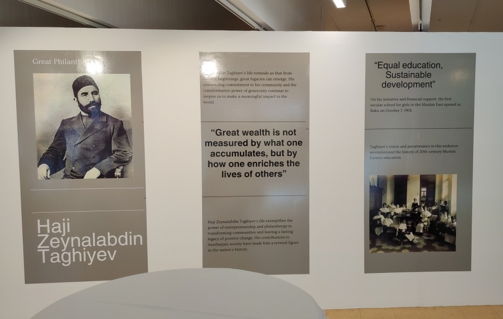 UNESCO-da Hacı Zeynalabdin Tağıyevin 200 illiyinə həsr edilmiş fotosərginin açılışı olub VİDEO