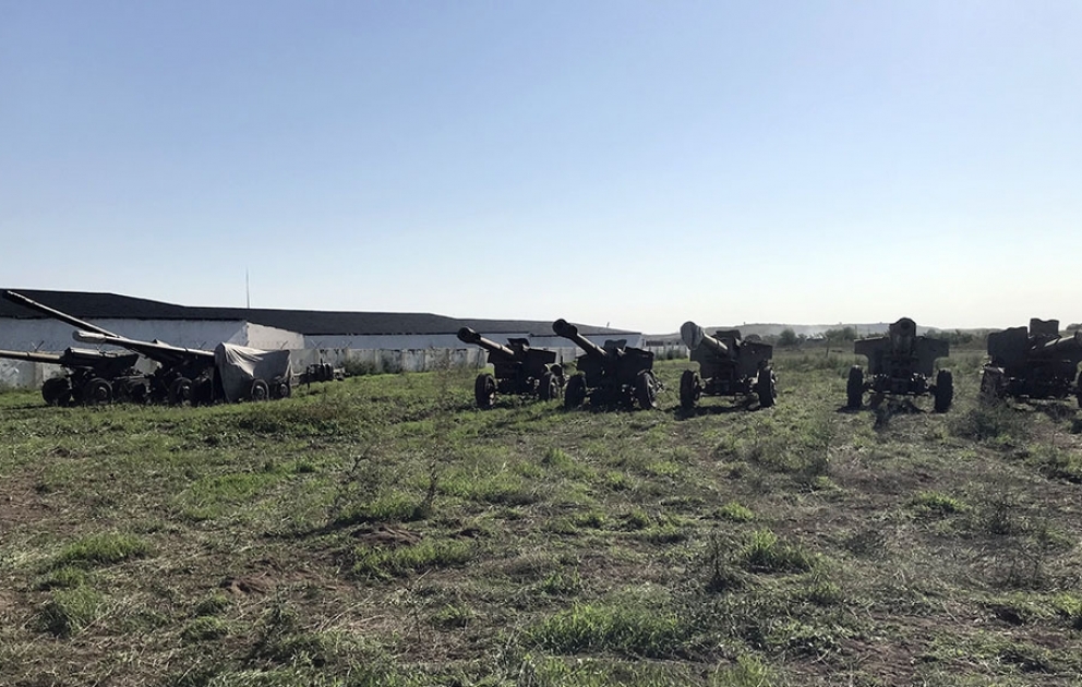 Vidéo des installations d’artillerie confisquées dans le territoire de la région de Khodjavend VIDEO
