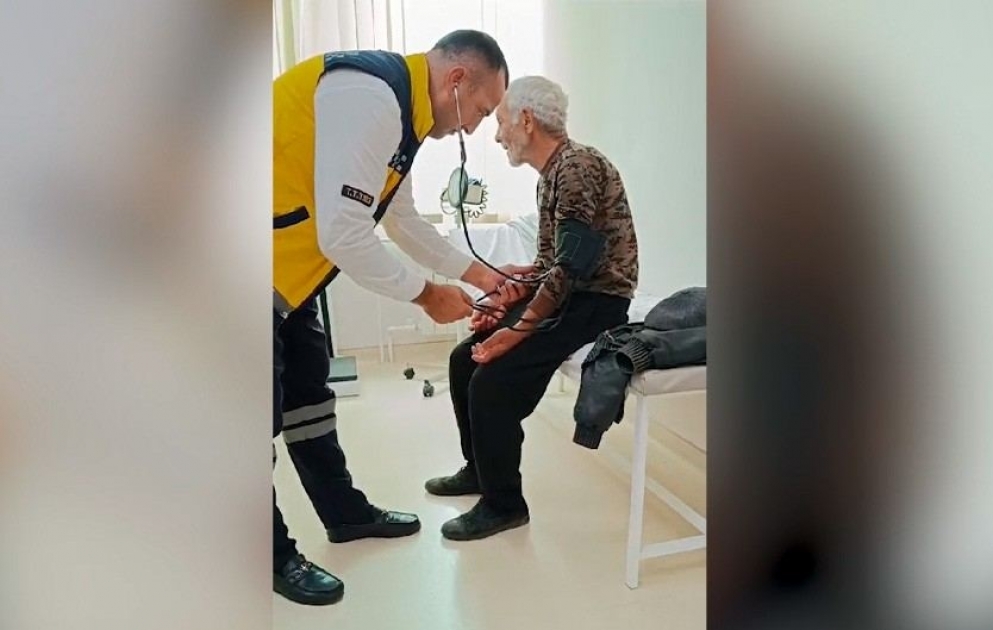 В поликлинике города Ханкенди оказана необходимая медицинская помощь первому армянскому жителю ВИДЕО