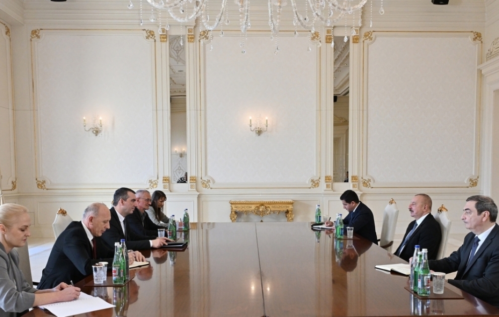 President of Azerbaijan Ilham Aliyev received Speaker of National Assembly of Serbia VIDEO