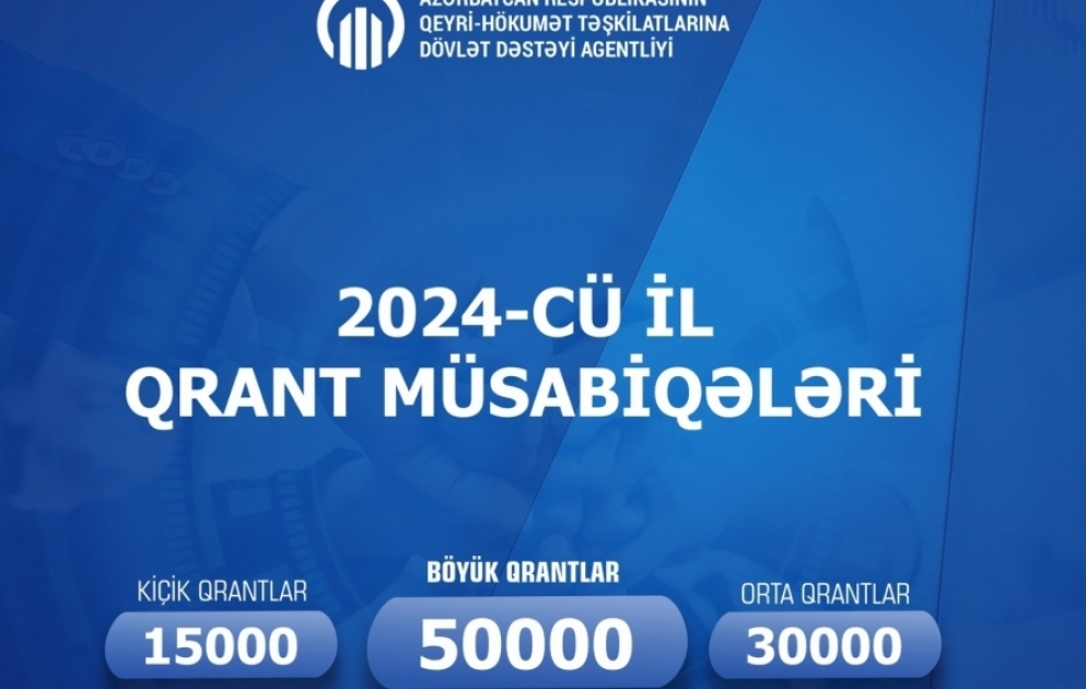 Qeyri-Hökumət Təşkilatlarına Dövlət Dəstəyi Agentliyi 2024-cü il üzrə qrant müsabiqələrini elan edir VİDEO