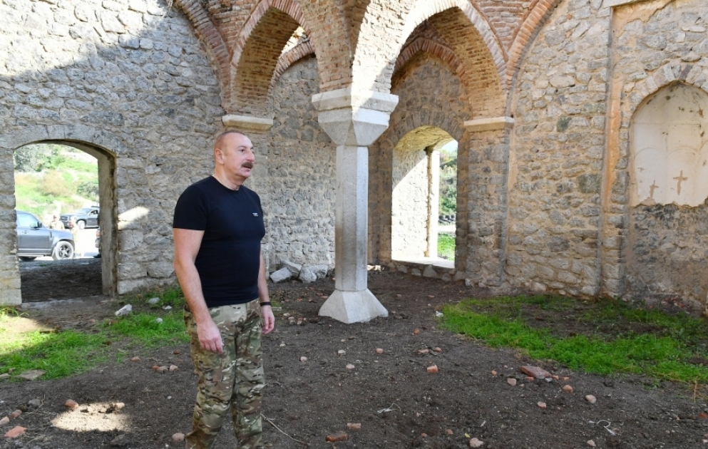 Schuscha: Präsident Ilham Aliyev zu Besuch im Dorf Malibeyli  AKTUALISIERT VIDEO
