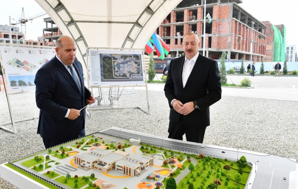 В городе Физули заложен фундамент детского сада на 240 мест  ОБНОВЛЕНО ВИДЕО