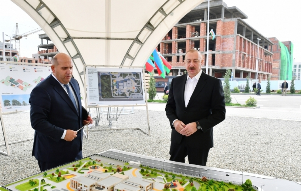 In der Stadt Füsuli Grundstein für Kindergarten mit 240 Plätzen gelegt  AKTUALISIERT VIDEO
