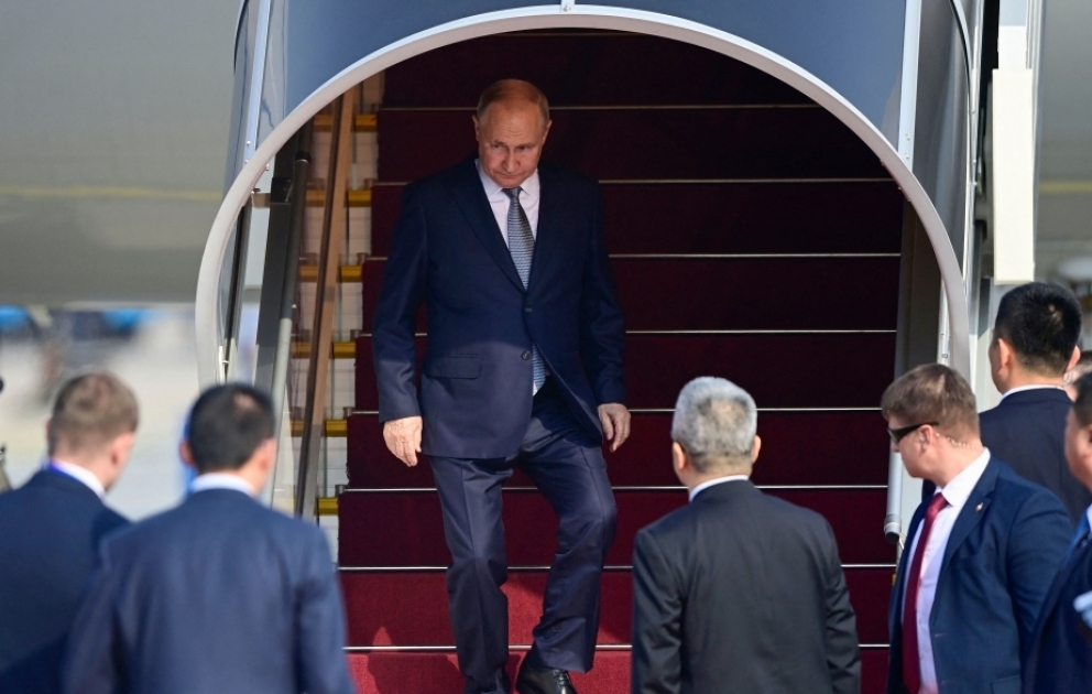 Rusiya Prezidenti Vladimir Putinin Çinə səfəri başlayıb VİDEO