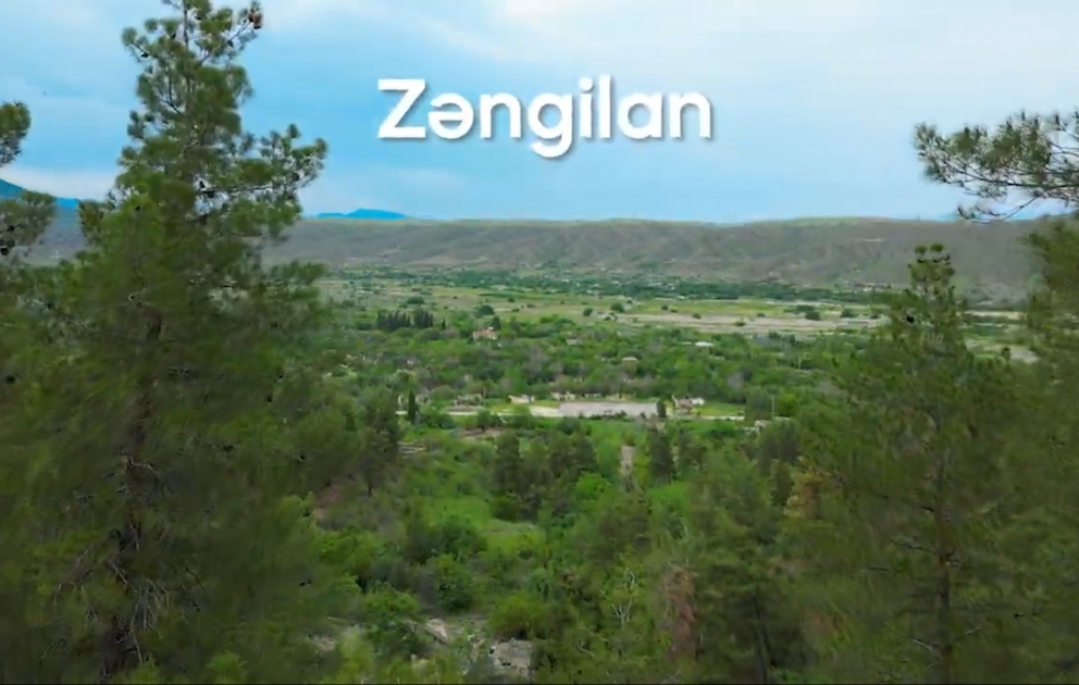 Zəngilan şəhəri belə olacaq VİDEO
