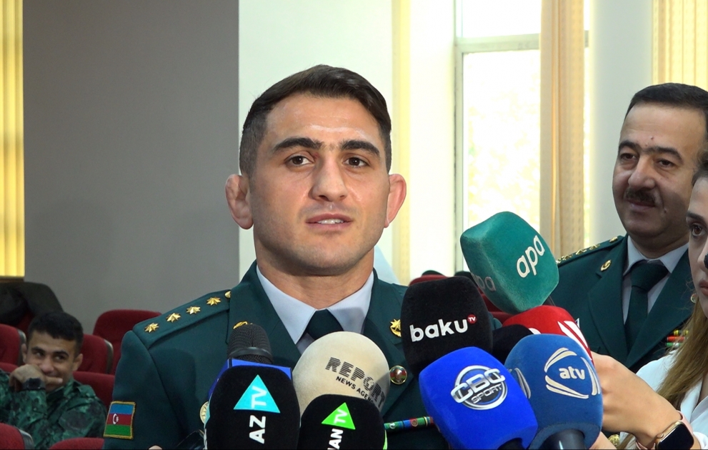Hacı Əliyev: Karyeramda ilk dəfə hərbçilərin dünya çempionatında iştirak edəcəyəm VİDEO