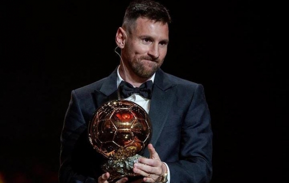 Lionel Messi gewinnt Ballon d'Or 2023 VIDEO