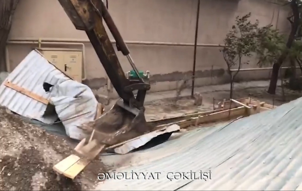 Fövqəladə Hallar Nazirliyi qanunsuz tikintilərin qarşısını alıb VİDEO