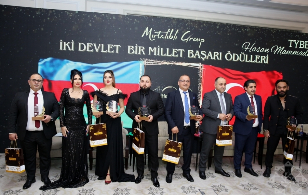 “Bir millət, iki dövlət” adlı mükafatlandırma mərasimində AZƏRTAC da təltif olunub VİDEO