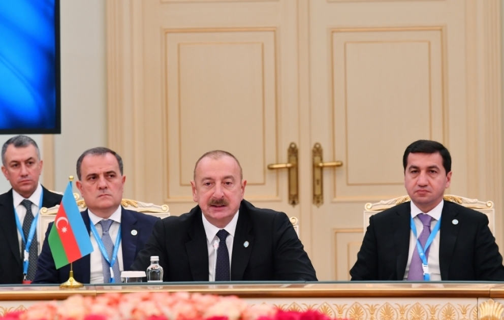 Prezident: Azərbaycan türk dövlətlərinin iqtisadiyyatına 20 milyard ABŞ dollarından çox sərmayə qoyub VİDEO