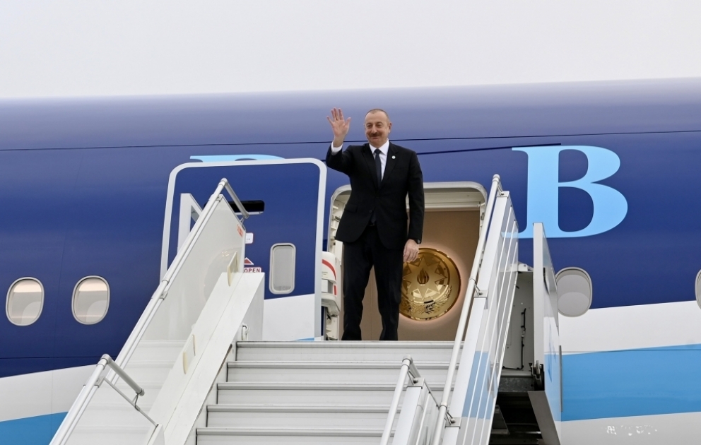 Präsident Ilham Aliyev beendet seinen Besuch in Kasachstan VIDEO