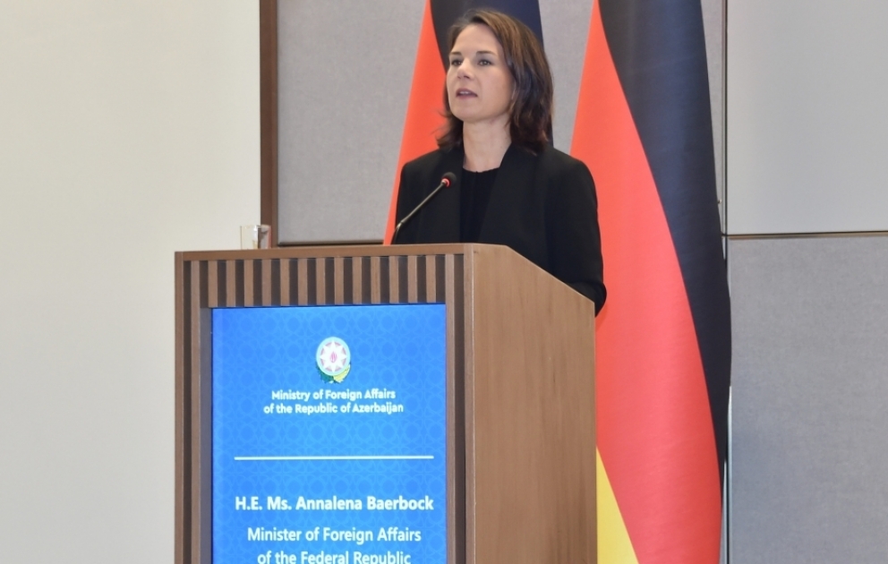 Annalena Berbok: Almaniya Azərbaycana mina təhlükəsi ilə mübarizədə kömək etməyə hazırdır VİDEO