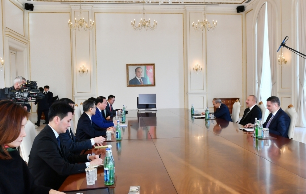 Le président azerbaïdjanais reçoit une délégation menée par le président de la Chambre coréenne de commerce et d’industrie  MIS A JOUR VIDEO
