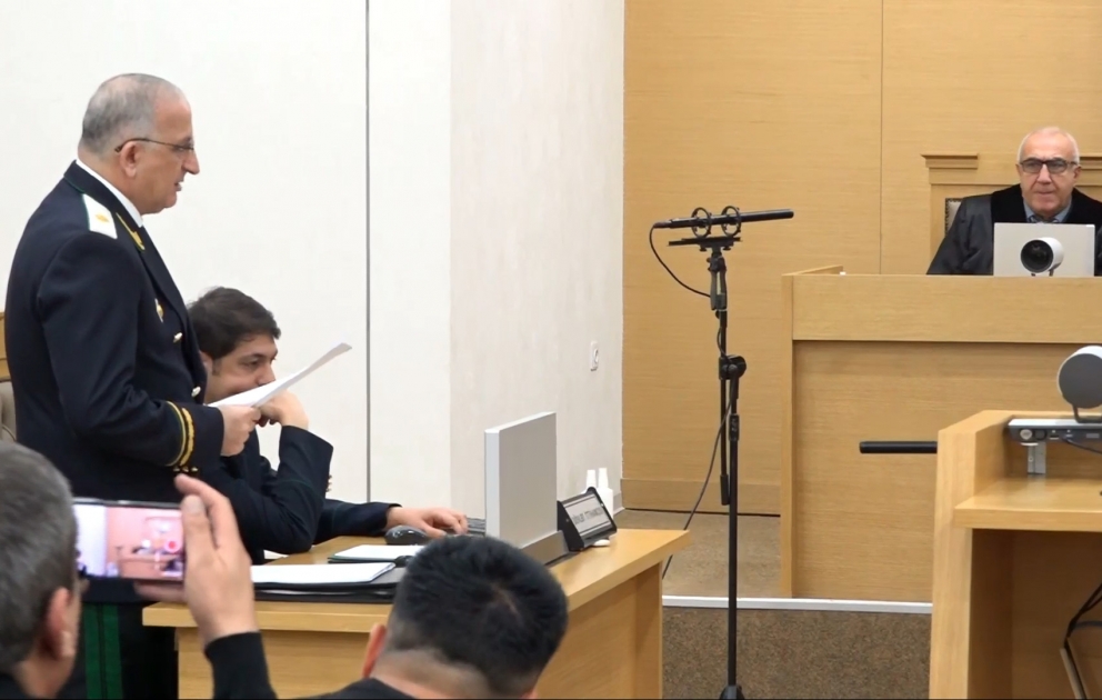 Dövlət ittihamçısı: Vaqif Xaçaturyana saxlanıldığı andan bu günədək çox humanist münasibət göstərilib VİDEO