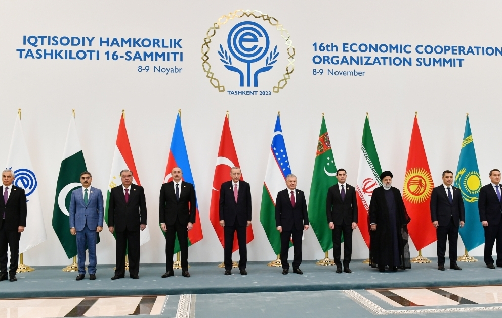 Tashkent hosted 16th Summit of Economic Cooperation Organization President of Azerbaijan Ilham Aliyev attended the event VIDEO