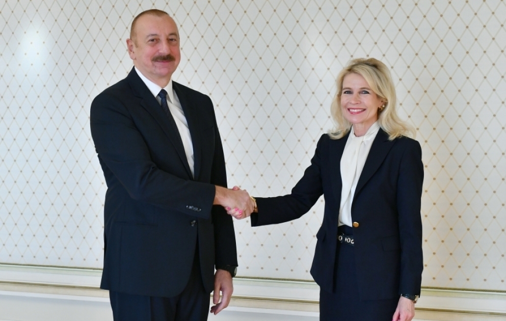 Präsident Ilham Aliyev empfängt OSZE PA-Präsidentin AKTUALISIERT VIDEO