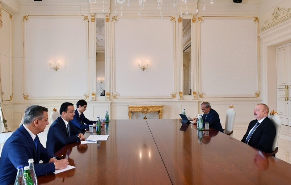 President of Azerbaijan Ilham Aliyev received Minister of Investment, Industry and Trade of Uzbekistan VIDEO