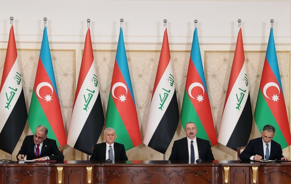 Aserbaidschan und Irak unterzeichnen Dokumente AKTUALISIERT VIDEO