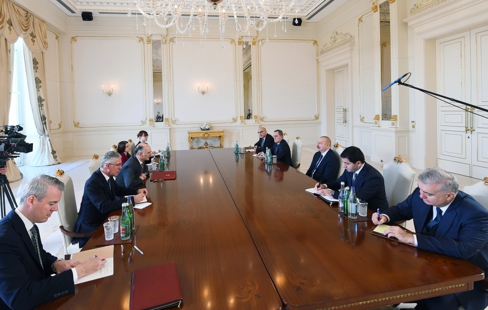 President of Azerbaijan Ilham Aliyev received UK Parliamentary Under Secretary of State, Minister of State for Europe and North America VIDEO