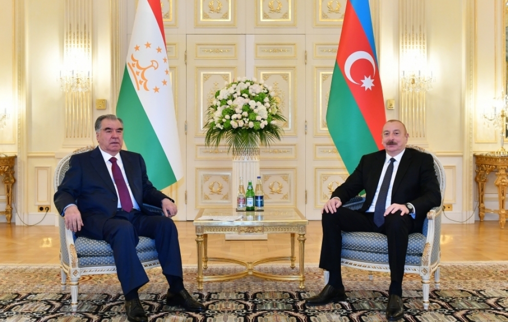 Le président azerbaïdjanais s’entretient avec son homologue tadjik  MIS A JOUR VIDEO