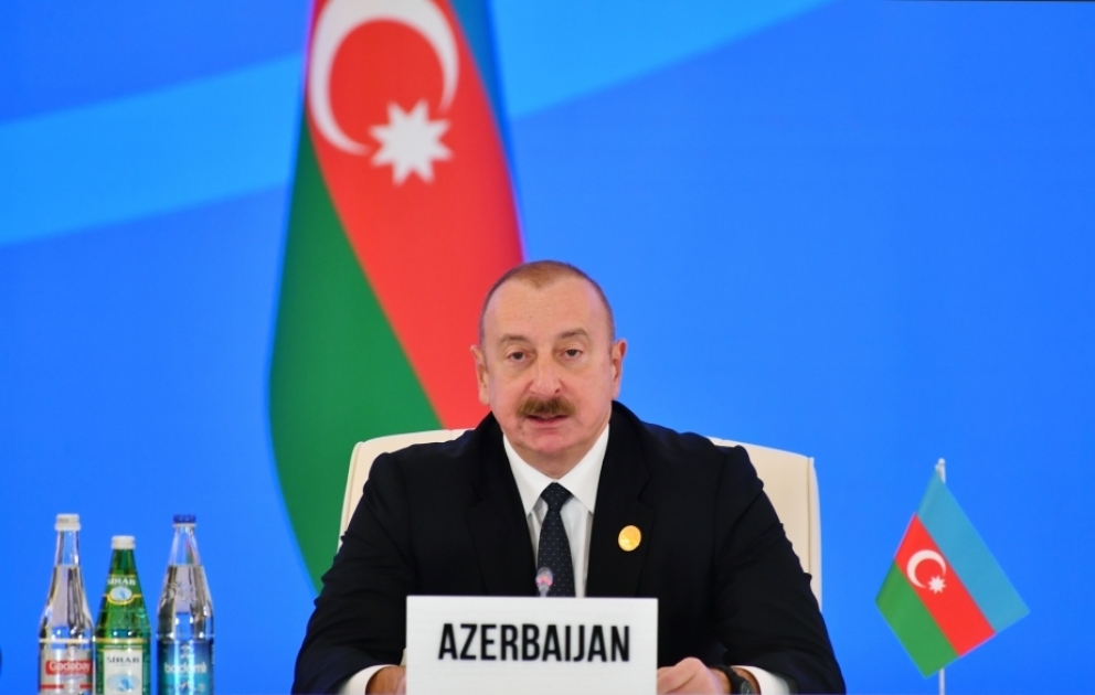 Prezident İlham Əliyev: SPECA-ya üzv ölkələrdə sülhün, sabitliyin hökm sürməsi, inkişaf dövlətlərimizin və xalqlarımızın böyük uğurudur  VİDEO