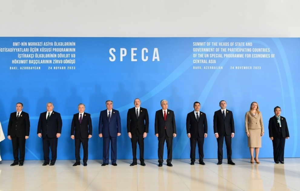 Baku hosted Summit of UN Special Program for the Economies of Central Asia – SPECA  President of Azerbaijan Ilham Aliyev attended the Summit VIDEO