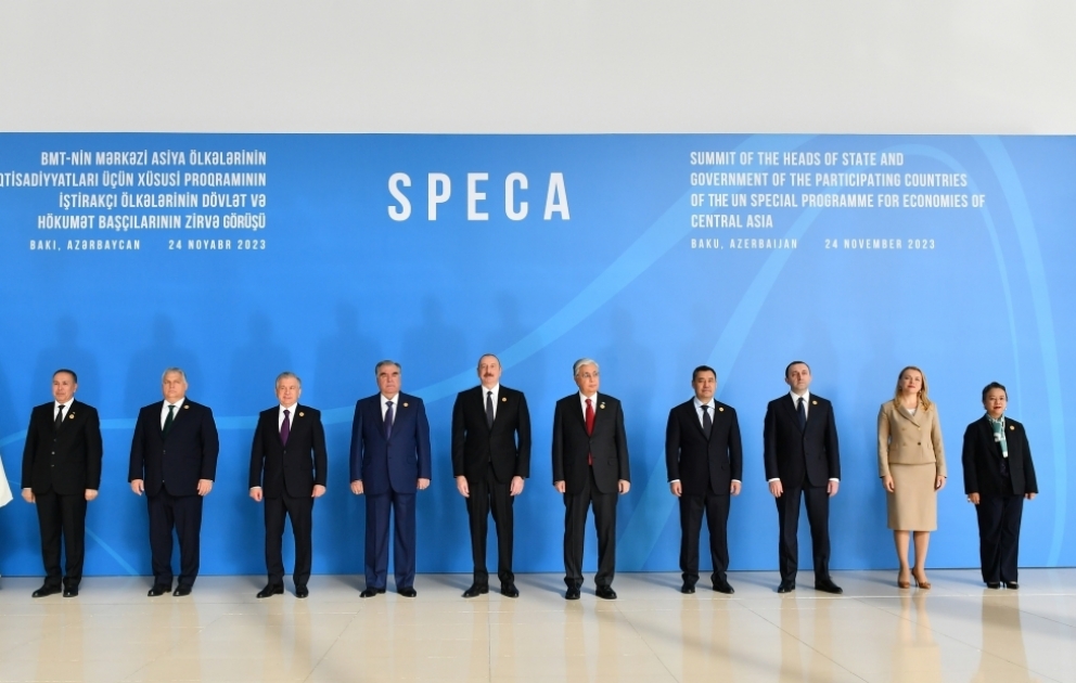 Bakou a accueilli le sommet du SPECA, Programme spécial des Nations Unies pour les économies d’Asie centrale Le président azerbaïdjanais a participé au sommet MIS A JOUR VIDEO