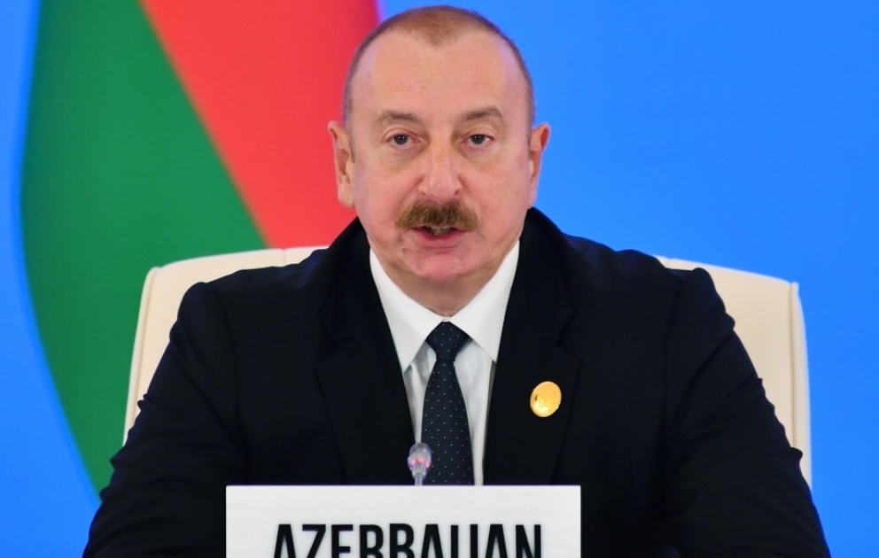 President of Azerbaijan: Armenia is one of a few failed and dependent states worldwide trying to serve several patrons  VIDEO