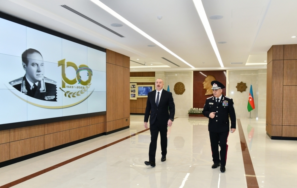 President Ilham Aliyev attended opening of new administrative buildings of State Security Service VIDEO