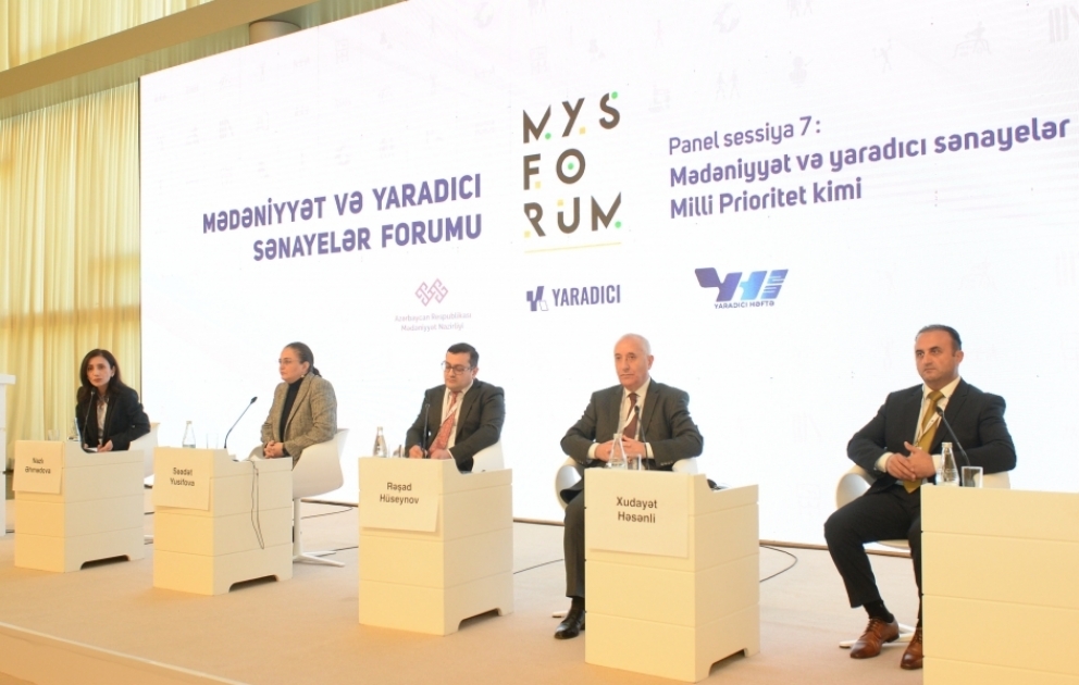 Mədəniyyət və Yaradıcı Sənayelər Forumu başa çatıb VİDEO